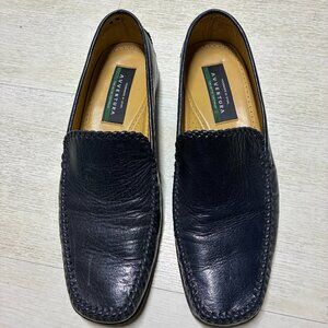 Avventura "The Art of Footwear" Navy Leather Loafers Made in Spain Size12M